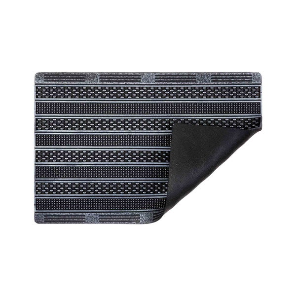 Fußmatte mit Streifen und Noppen