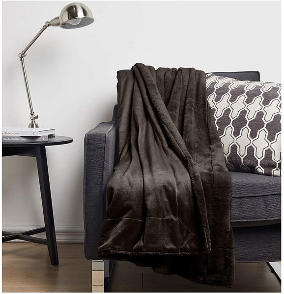 Rituals Kuscheldecke 130x170 cm - Braun, Wohndecke Überwurfdecke, Fleecedecke Sofadecke