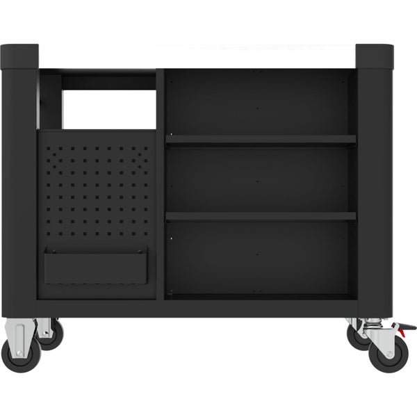 Werkstattwagen mit Lochwand und Ablagefächern