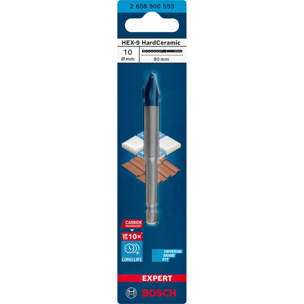 Bosch Expert HEX-9 HardCeramic Bohrer 10 x 90 mm - 2608900593