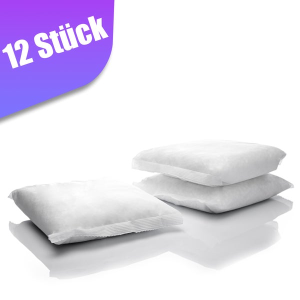 BigDean 12x 400g Luftentfeuchter Nachfüllpack Feuchtigkeitskiller Feuchtigkeits-Stopper Nachfüll-Beutel Granulat - Universelle Ersatzbeutel passen auch für Ultra Fresh Luftentfeuchter