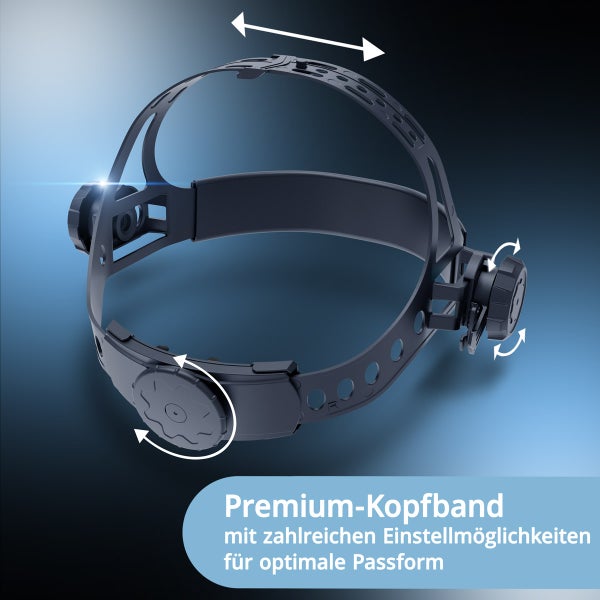Premium Kopfband mit Einstellmöglichkeiten für Schweisshelme