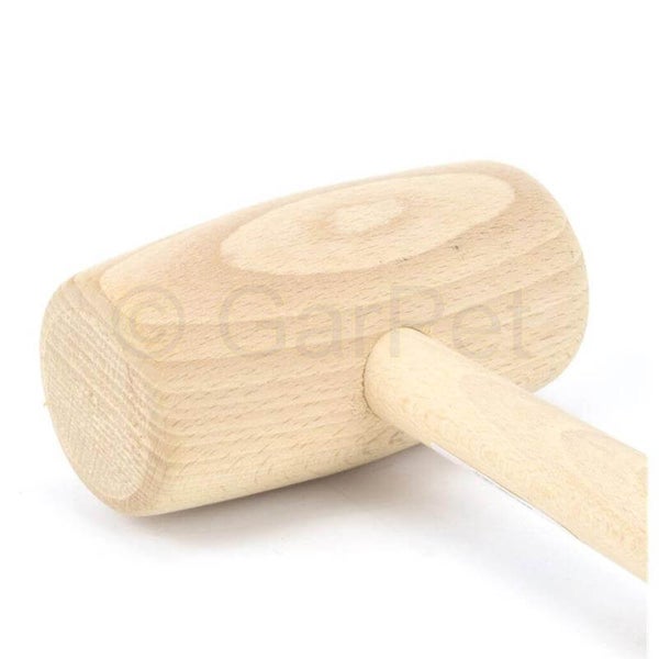 Holzhammer Hartholz RUND Schreiner Holz Klüpfel Tischler Hammer 500 g