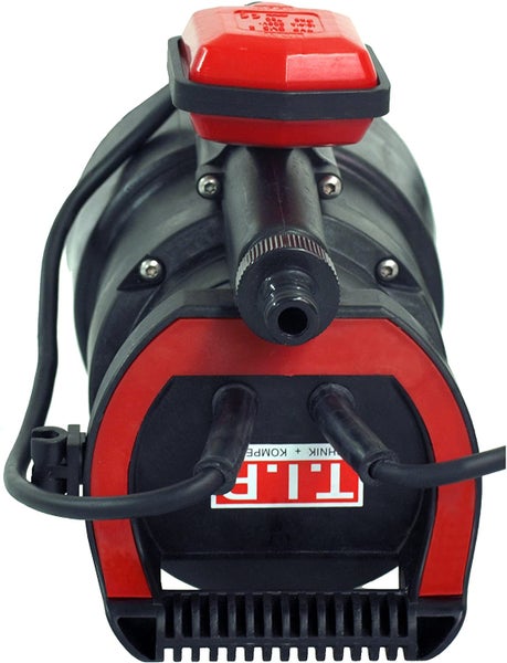 Tauchpumpe mit Schwimmerschalter zur Wasserableitung