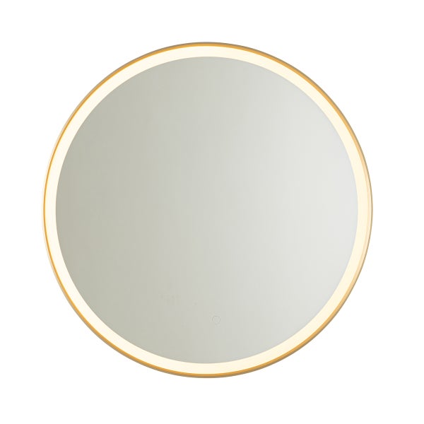 Runder Spiegel mit integrierter Beleuchtung