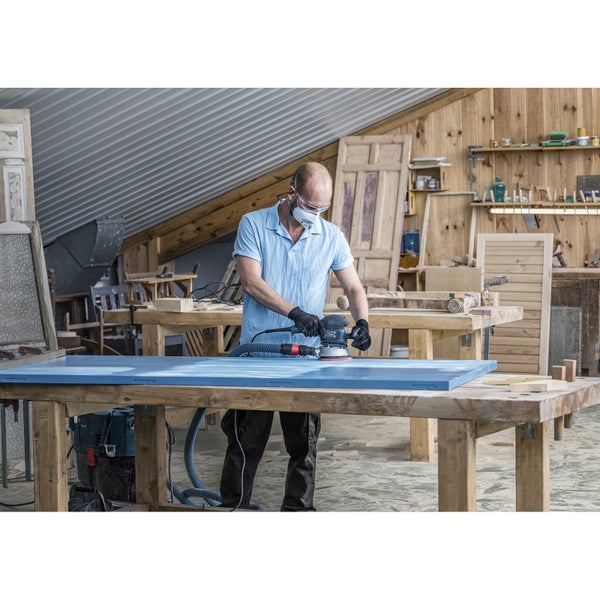 Bosch 50x Expert C470 Schleifpapier mit 8 Löchern für Exzenterschleifer 125 mm G 120 - 2608900912