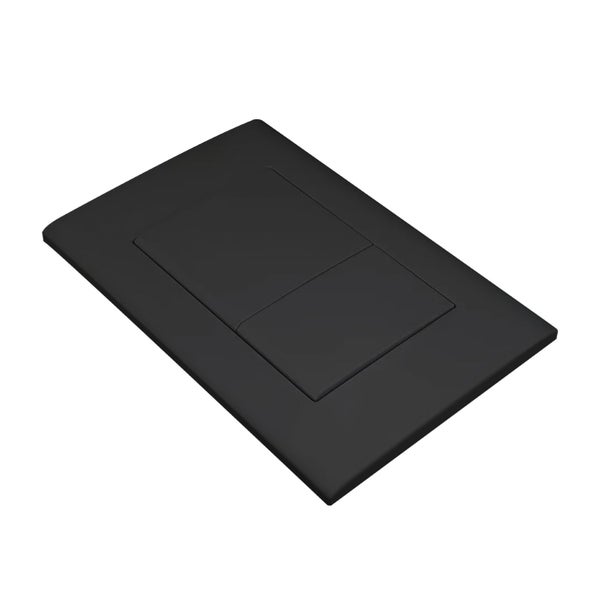 Drückerplatte Schwarz Matt Kompatibel zu Geberit Duofix Sigma / Delta 2 Mengenspülung
