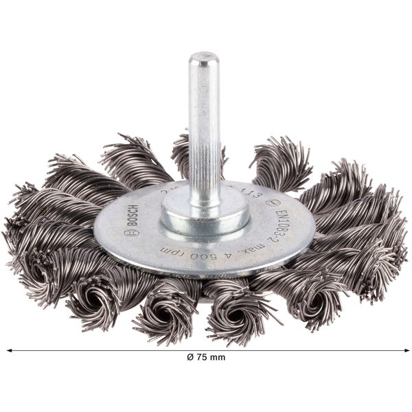 Bosch PRO Metal heavy Scheibenbürste 75 x 0,50 mm gerader Schaft - 2608622113