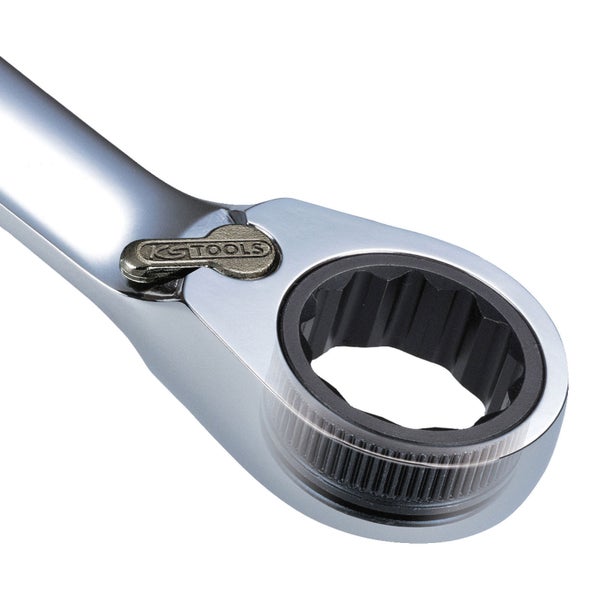 KS TOOLS DUO GEARplus Ringmaulschlüssel Maul-Ratschenfunktion 22 mm umschaltbar - 503.5922