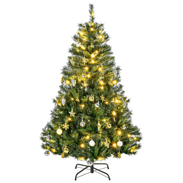 HOMCOM Weihnachtsbaum, Ø95 x 150H cm, PVC, Grün