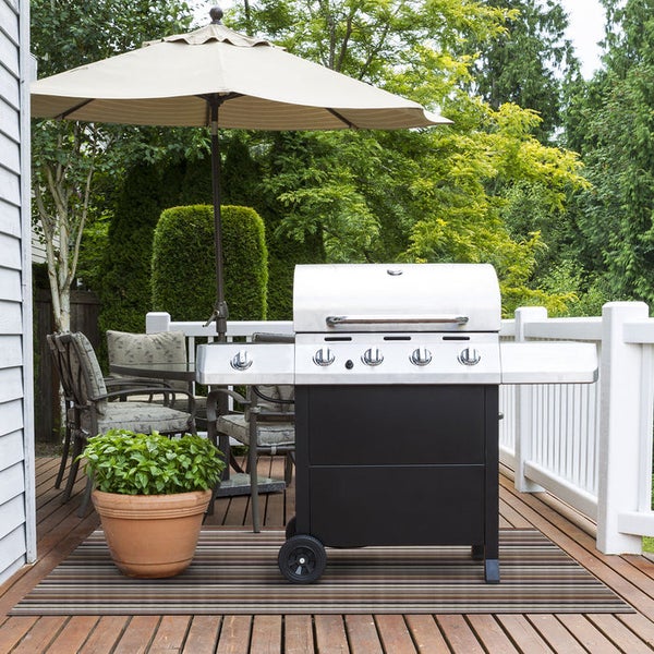 FLOORDIREKT Grillschutzmatte Asti - Feuerfest - Outdoor-Matte für den Grill - 90 x 120 cm