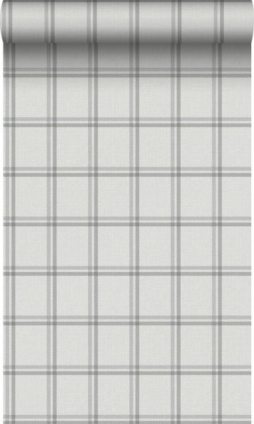 Origin Wallcoverings Tapete Karomuster Sandbeige - 53 cm x 10.05 m - 347621