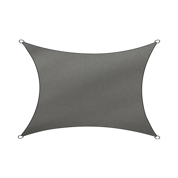 Livin'outdoor sonnensegel Como Polyester Rechteck 3x4m anthrazit