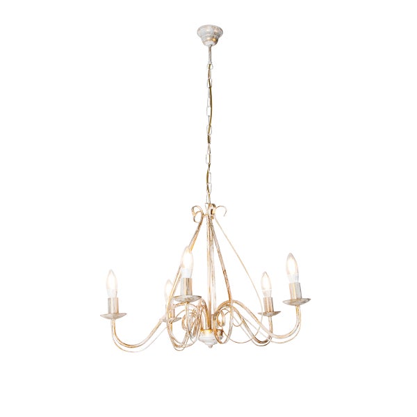 Kronleuchter mit fünf Leuchten für den Innenbereich