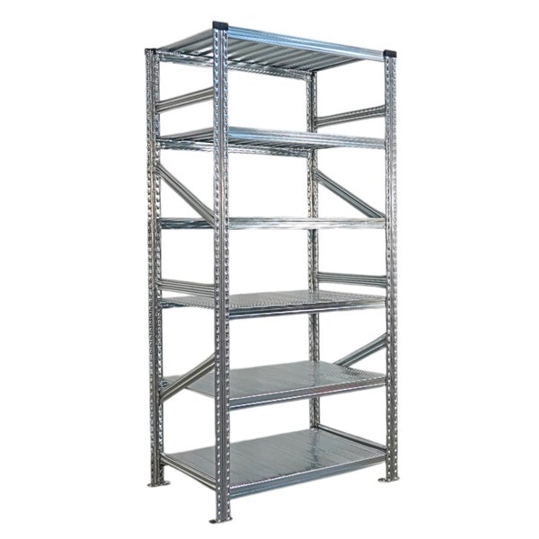 Metallregal mit fünf Ablageflächen