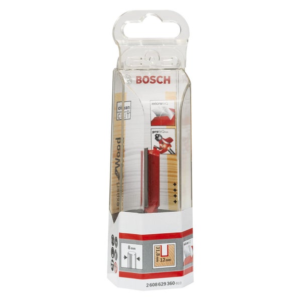 Bosch Nutfräser Expert for Wood 8 mm D1 12 mm L 31,8 mm G 63,8 mm - 2608629360