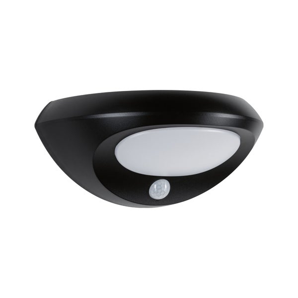 Solar LED Außenwandleuchte Sorova Dämmerungsgesteuerter Bewegungsmelder (IR) IP44 230x125mm 3000K 3,5W 220lm 3,7V Anthrazit Kunststoff