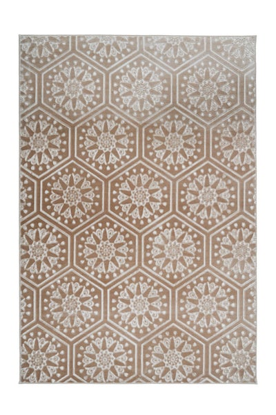 Kurzflor Teppich Blissique Taupe Modern, Klassisch 80 x 300 cm