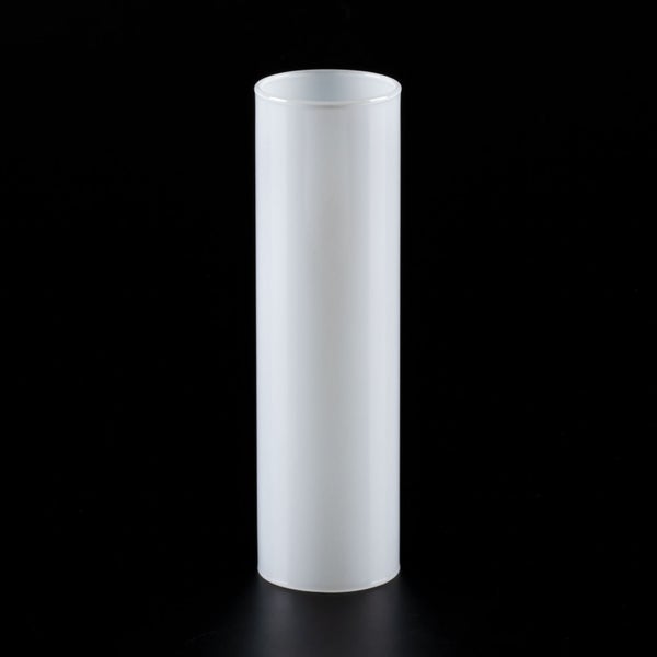 Kerzenhülse aus Glas für Kerzenfassung E14 Kronleuchter Kerzenhülle ø28mm 85mm Weiß