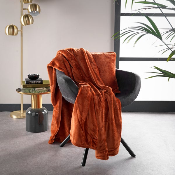 Wohndecke Billy - Orange 150x200 cm