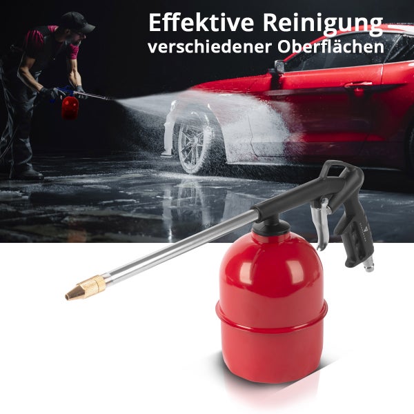 STAHLWERK Druckluftset 5-teilig |Druckluftwerkzeug inklusive Lackierpistole