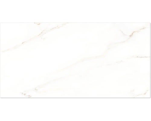 Wand- und Bodenfliese Premium Calacatta 30x60 cm glänzend rektifiziert