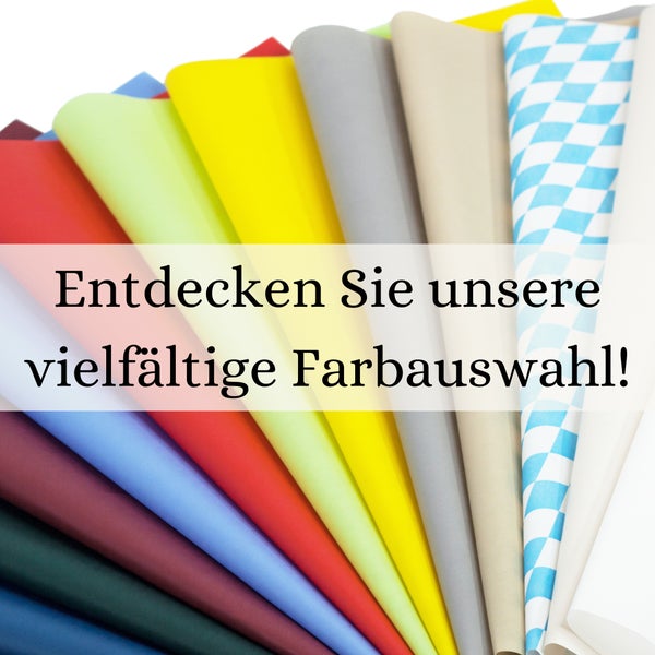 Große Auswahl an Stoffen in verschiedenen Farben