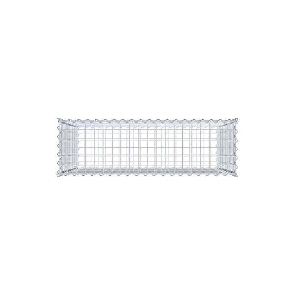 Gabione 100 cm x 80 cm x 30 cm (L x H x T), Maschenweite 5 cm x 5 cm, Spirale
