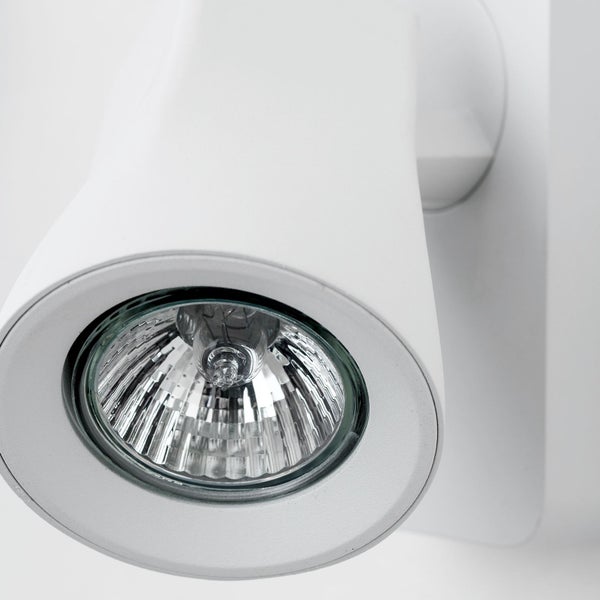 Strahler Sineo 1-flammig GU10 Weiß – LED Spotleuchte schwenkbar Innenleuchte
