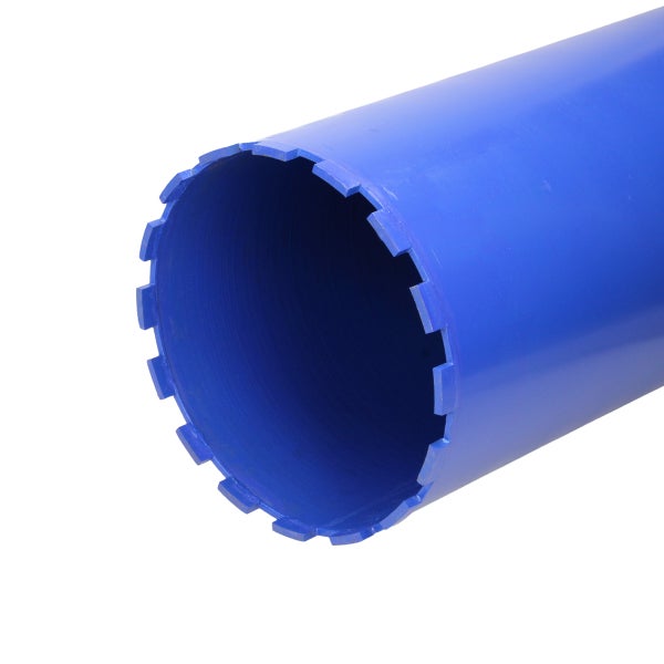 ECD Germany Diamantbohrkrone 1 1/4 Ø220mm 460mm für Kernbohrgeräte, Metall Kernbohrkrone, Diamantbohrer Nass/Trocken, Dosenbohrer Kernbohrer Diamant Bohrkrone Nassbohrkrone Trockenbohrkrone für Beton