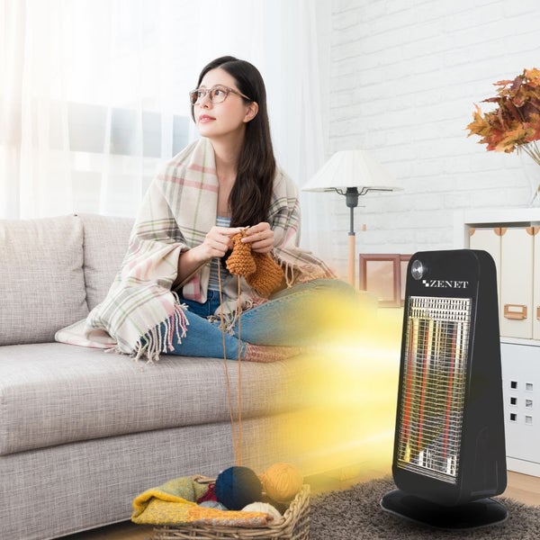Infrarot-Heizstrahler Zenet 517, Schwarz | Effiziente Infrarotheizung mit niedrigem Energieverbrauch