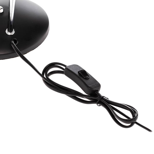 Schwarzes Lampenkabel mit Schalter