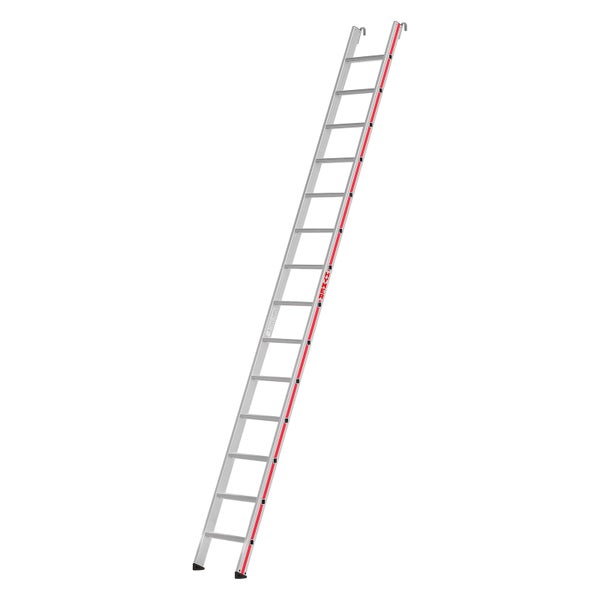 Aluminium-Anlegeleiter mit Sprossen