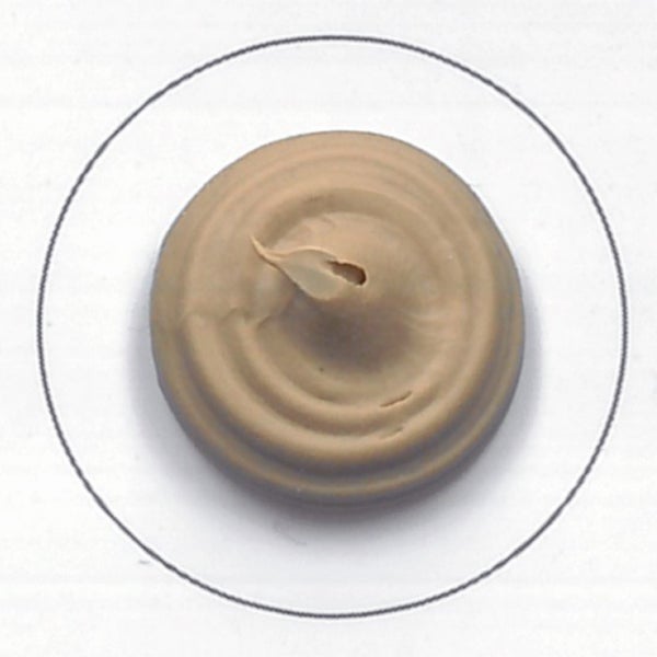 Farbklecks auf einer Farbkarte