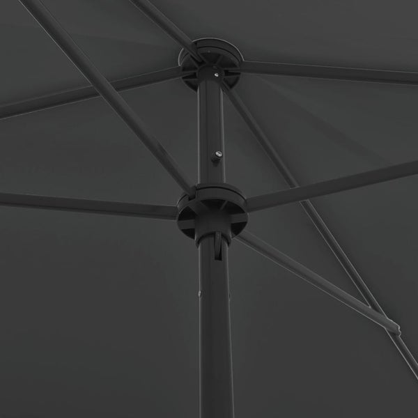 Strandschirm Anthrazit 200x125 cm