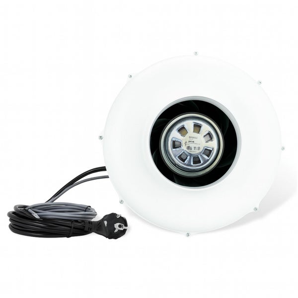 Rohrventilator mit Stromkabel