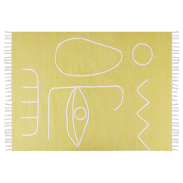 Outdoorteppich YAVU Gelb 140 x 200 cm