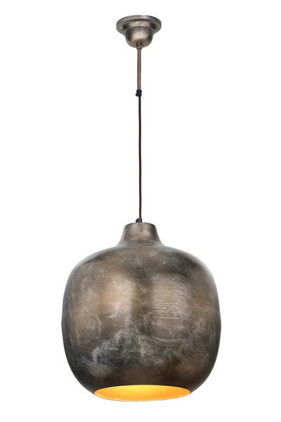 Steinoptik Hängelampe Modern Bronze 43 cm | Wohnzimmer Esszimmer Leuchte