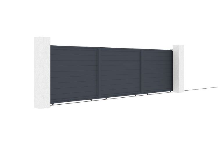 Schiebetor 6m EIGER H.160 Aluminium