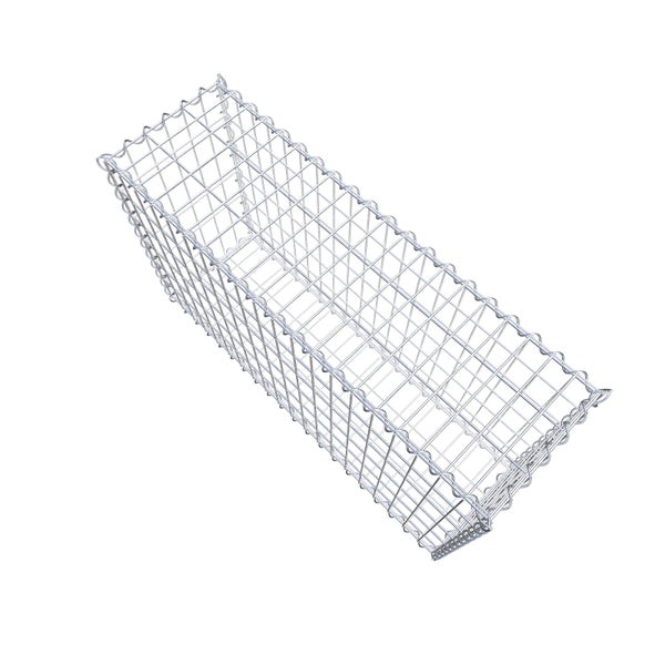 Gabione 100 cm x 60 cm x 30 cm (L x H x T), Maschenweite 5 cm x 10 cm, Spirale