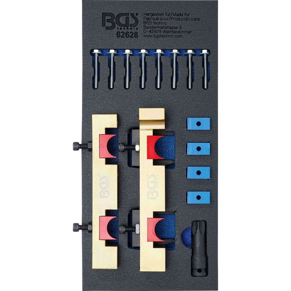 BGS Technic Ventilfederspanner Werkzeugsatz in Aufbewahrungsbox