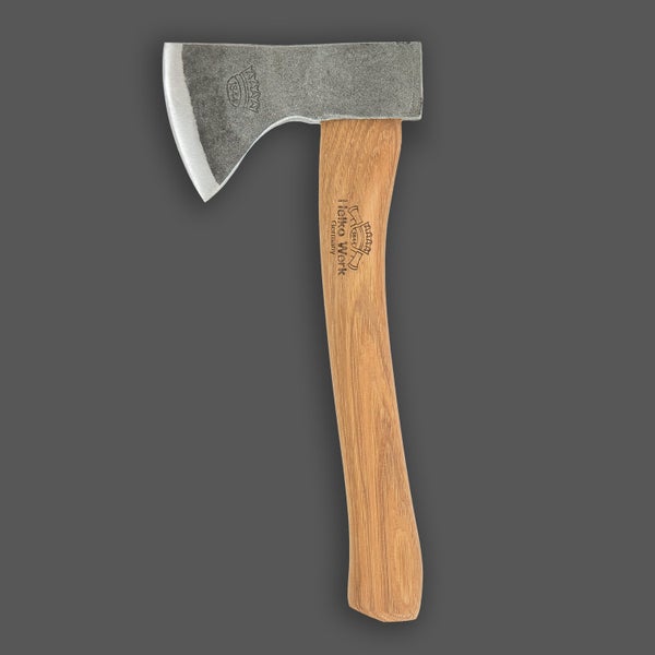 Handbeil mit geschmiedetem Stahlkopf und Holzstiel von Helko Werk Germany
