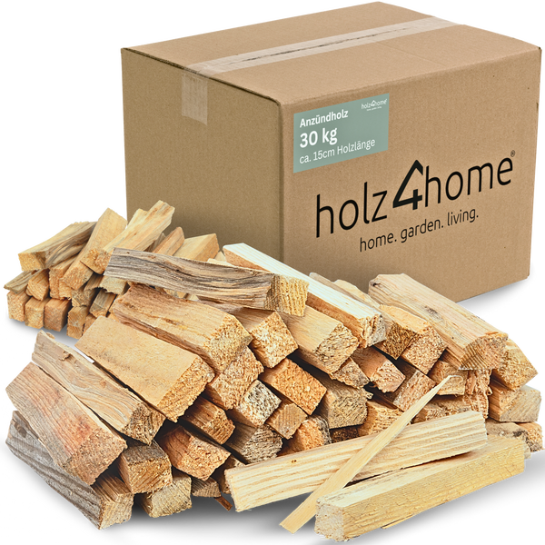 holz4home Anfeuerholz 30kg Anmachholz Nadelholz