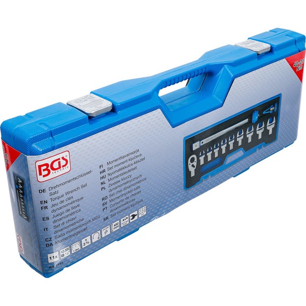 Drehmomentschlüssel Set im blauen Koffer