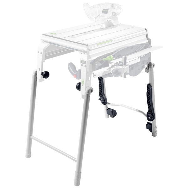 Festool Tischverbreiterung und -verlängerung an einem Arbeitstisch