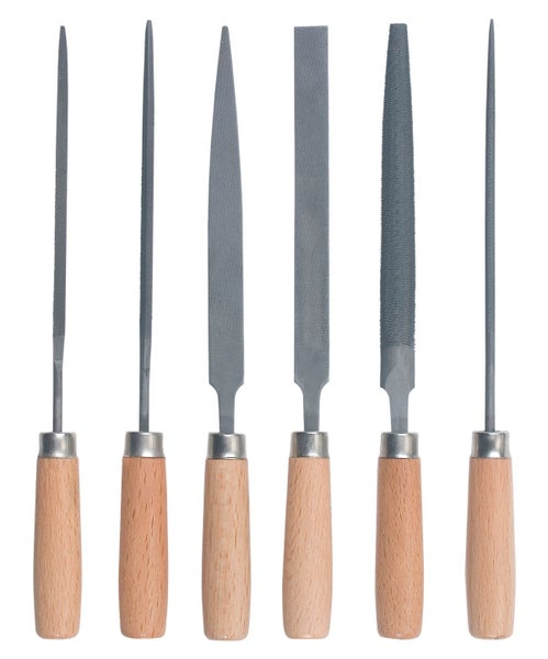 PEBARO 59 - Schlüsselfeilen-Set, 6-teilig, Feilen-Werkzeugset
