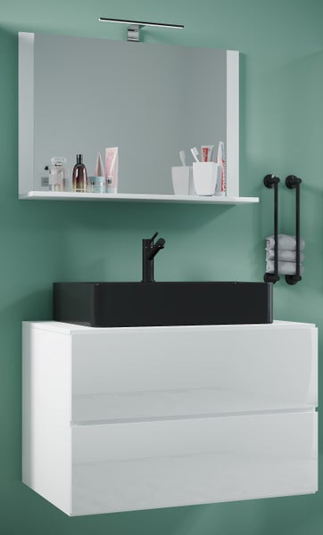 3-tlg. Waschplatz Waschtisch Lendas M Schublade