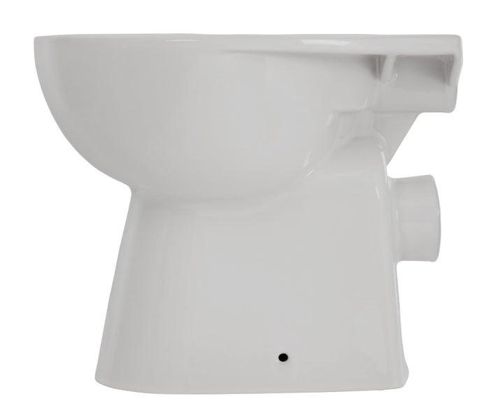 Calmwaters Stand WC spülrandlos in Manhattan-Grau, Tiefspüler Abgang waagerecht, hygienische Toilette ohne Spülrand, bodenstehendes WC aus Sanitärkeramik in Grau, 39 cm Höhe, 07AB6144