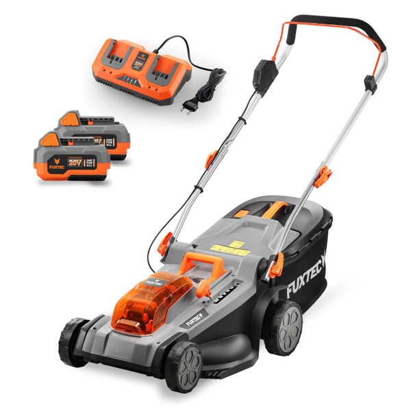 Akkurasenmäher Set mit Akkus und Ladegerät