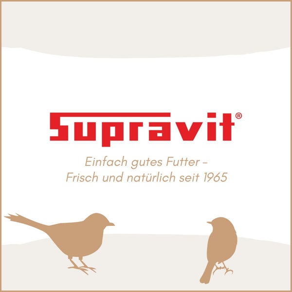 Supravit Logo für Vogelfutter